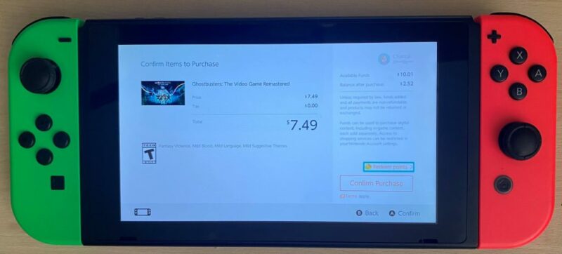 how to use nintendo switch eshop gift card when the code is scratched