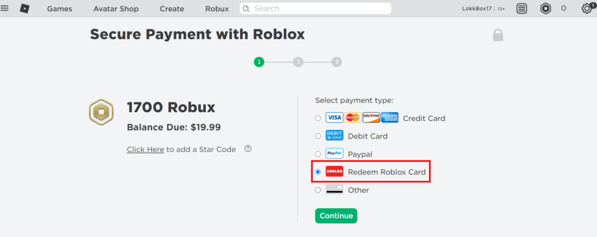 How to Enter A STAR CODE On Roblox & Buy Robux