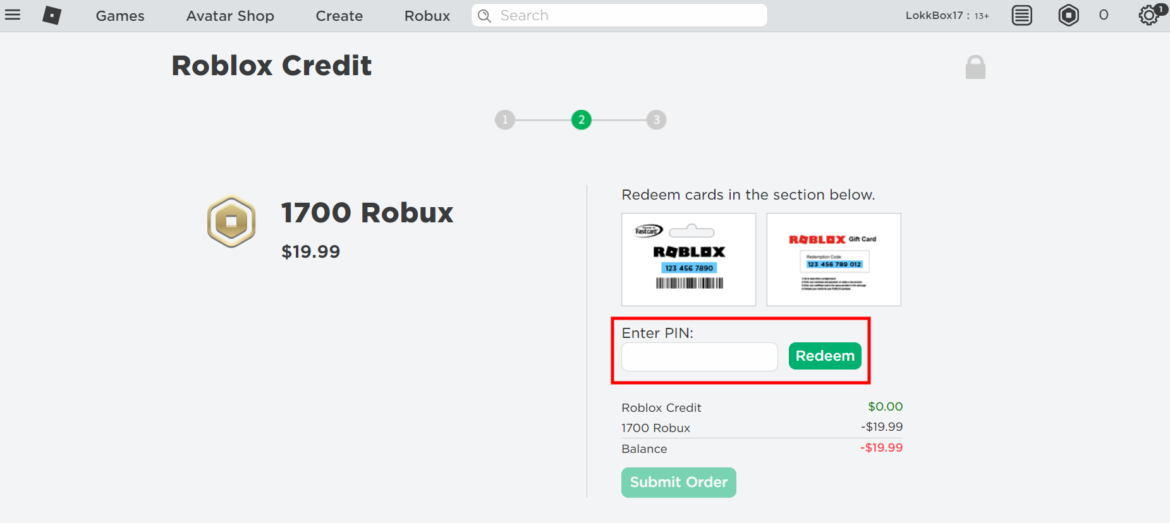 buy roblox redeem card online
