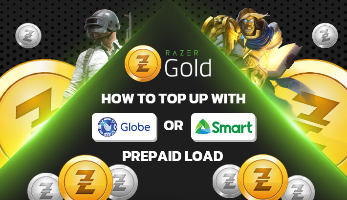 Use Globe and Smart Load for Razer Gold Top Up