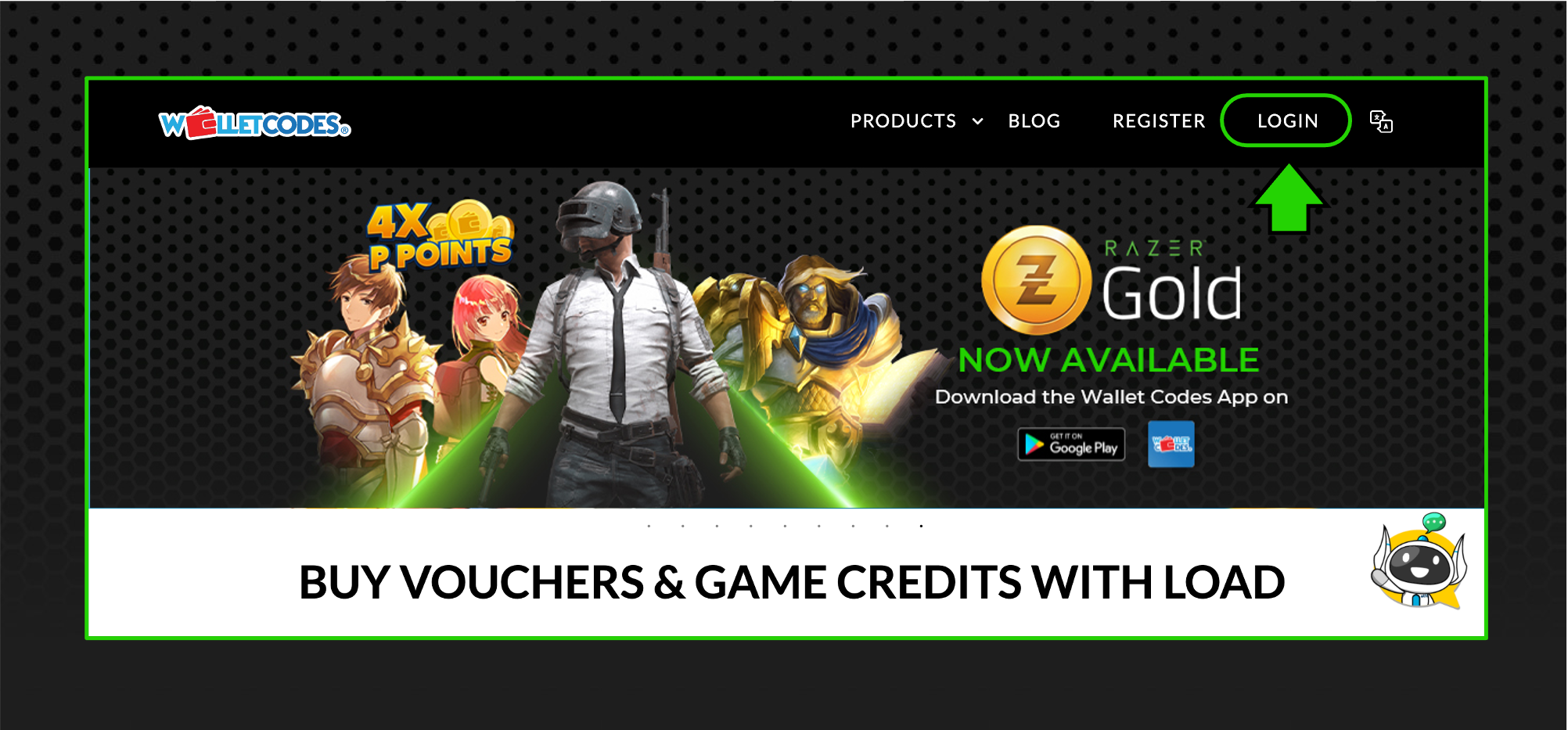 Razer top up using Globe and Smart on Wallet Codes