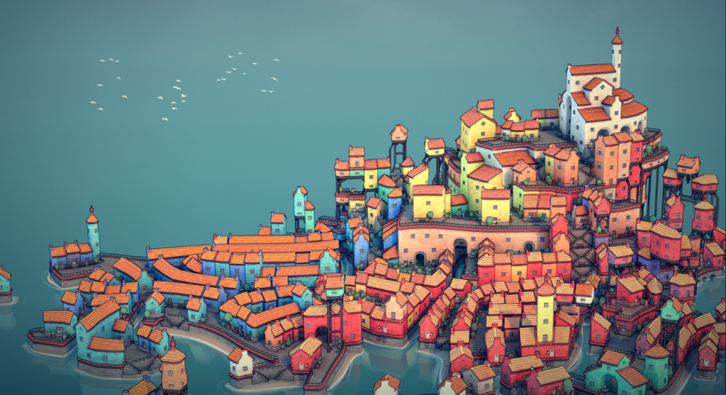 沙盒類城市營造遊戲《Townscaper》  